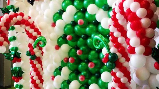 Animation ballons pour arbre de noel