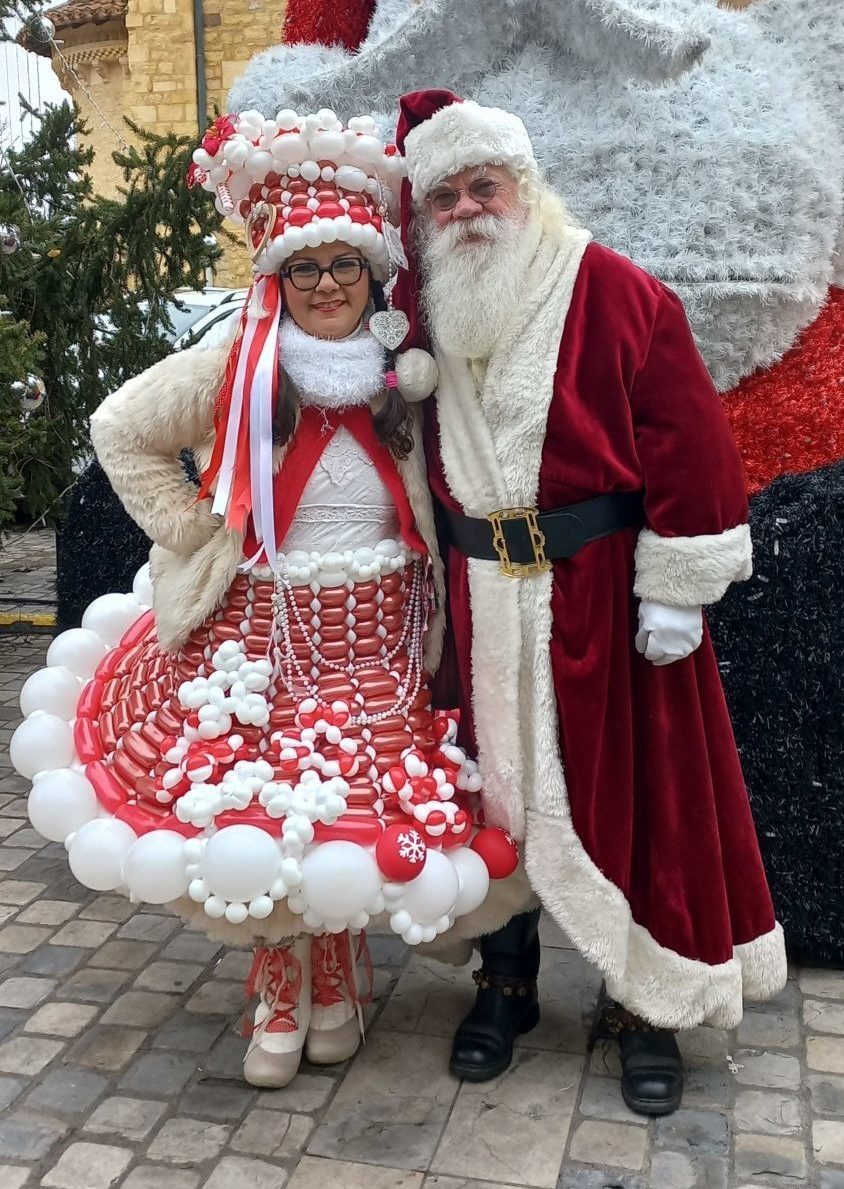 papa noël et coquelicot
