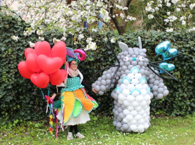 Mascotte costume en Ballons