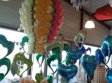 Installation Coquelicot Balloons