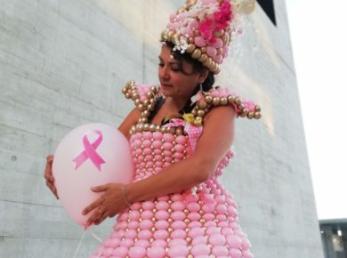 Costume Octobre Rose Ballons biodégradables